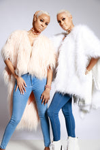 Fur/White Angel wing poncho